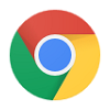 Chrome browser icon.
